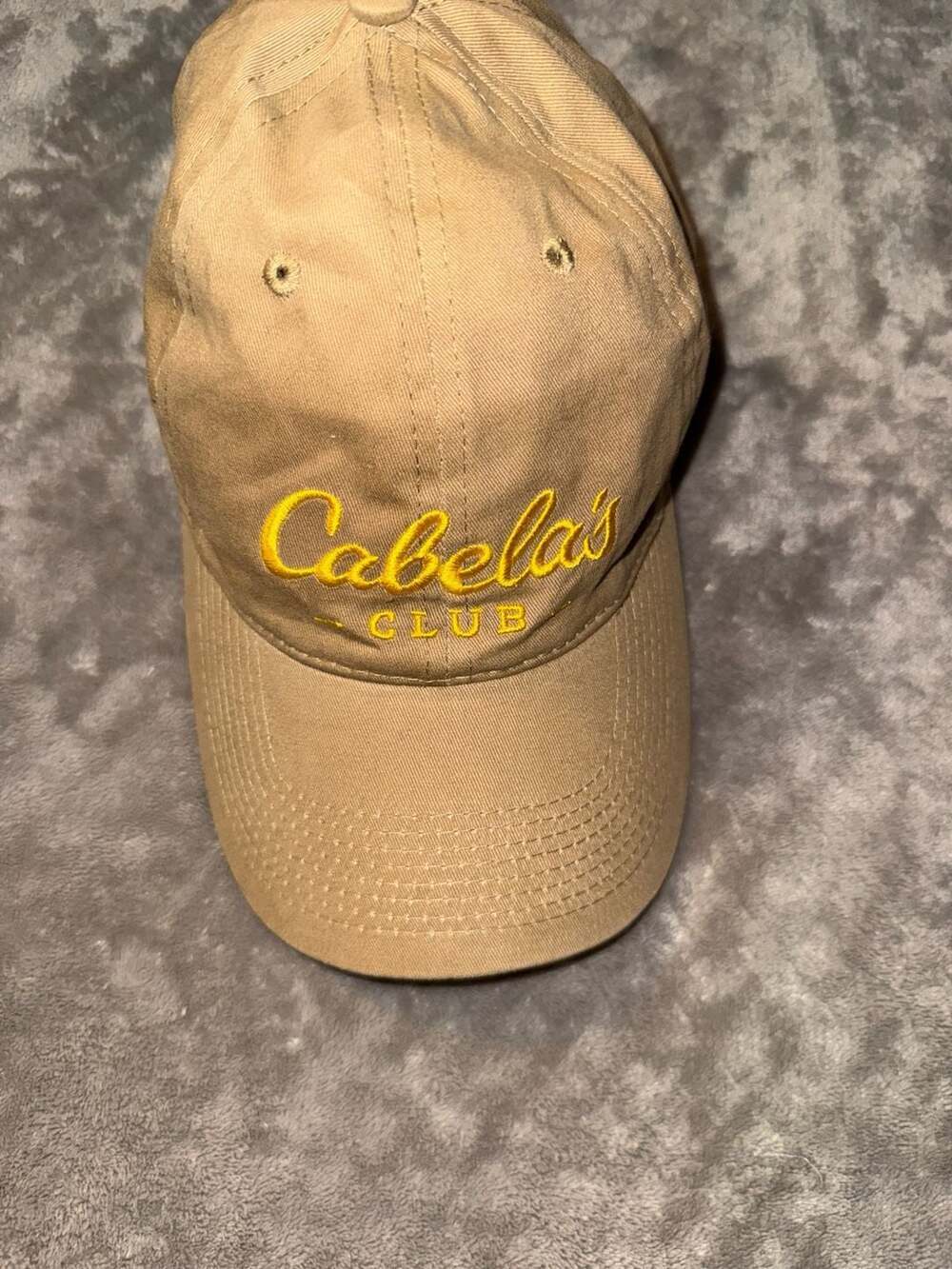 Cabela's Club Adjustable Beige Baseball Cap